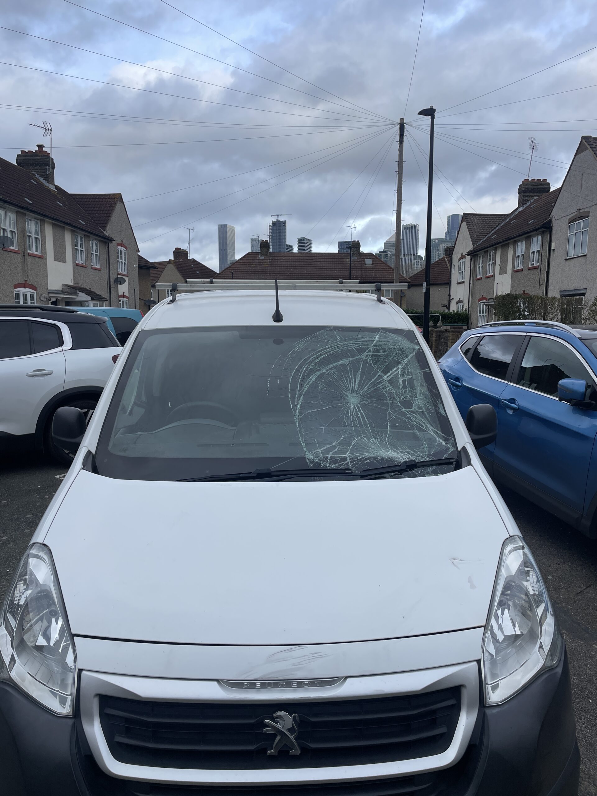 Windscreen replacement work